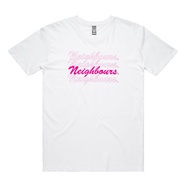 Logo Repeat Tee - White Thumbnail